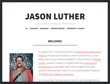 Tablet Screenshot of jasonluther.net